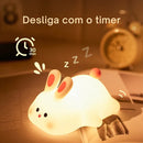 Coelho Fofo - Luminária Noturna de Silicone