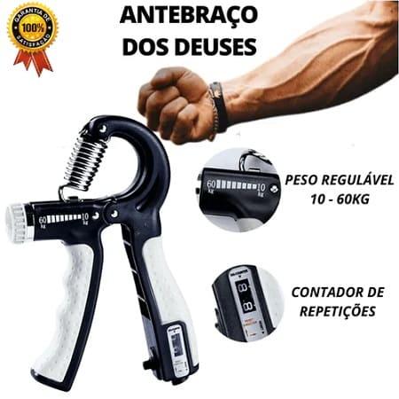 Aparelho Exercício Antebraços Regulável 10 a 60kg