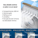 Mini Climatizador Portátil 3 em 1