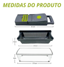 Cortador Fatiador Multifuncional de Vegetais