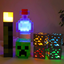 Minecraft Luminária Decorativa Recarregável