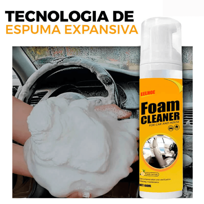 Espuma Mágica Limpeza Profunda para Carros