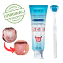 Gel Língua Clean & Raspador Profissional 2 em 1