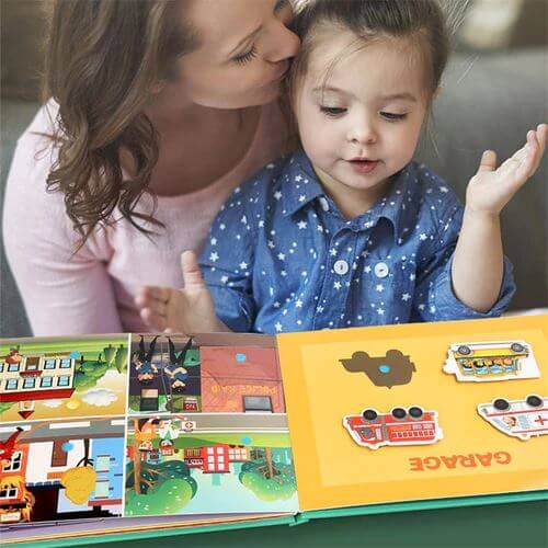 Livro Interativo Montessori Educação Infantil - QuietBook
