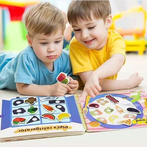 Livro Interativo Montessori Educação Infantil - QuietBook